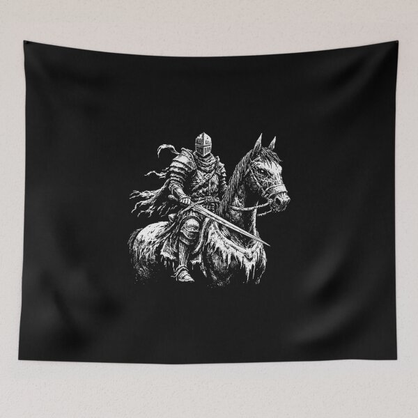 Item preview, Dark Art Warrior Riding Horse Medieval Knight Horseman designed and sold by MORSPECTIVE.