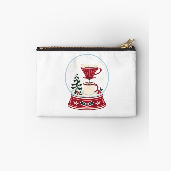 Item preview, Christmas Pour Over Coffee and Mug Snow Globe designed and sold by skyartdesign.