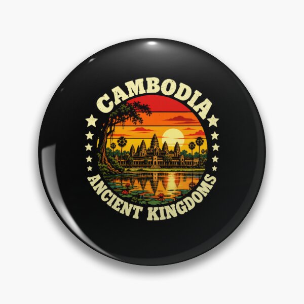 Item preview, Cambodia Ancient Kingdoms Angkor Wat Travel History Culture designed and sold by SkeletonsDanger.