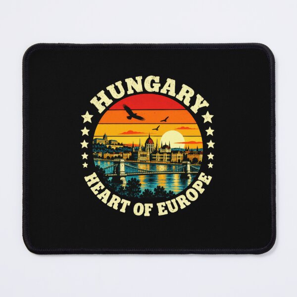 Item preview, Hungary Heart Of Europe Hungarian Pride Travel Souvenir designed and sold by SkeletonsDanger.