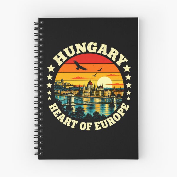 Item preview, Hungary Heart Of Europe Hungarian Pride Travel Souvenir designed and sold by SkeletonsDanger.
