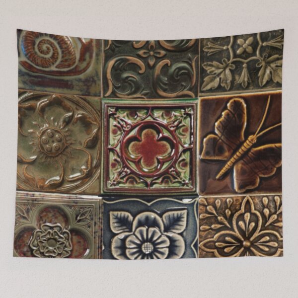Item preview, Botanical tiles designed and sold by H4ppy01.