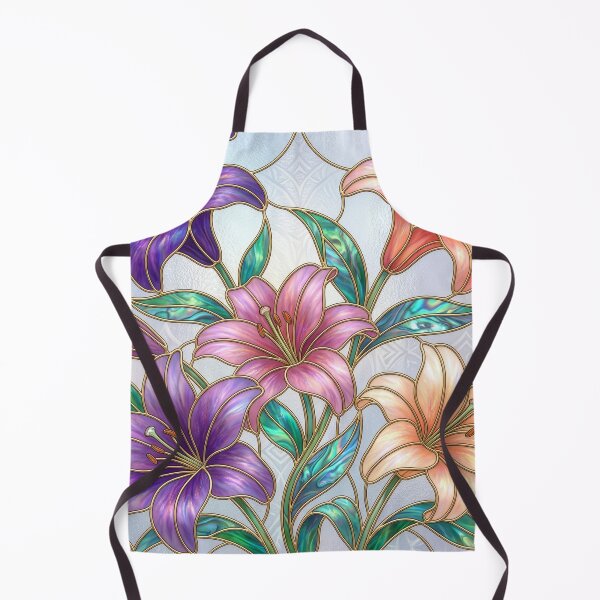 Item preview, Stained Glass Lilies designed and sold by Tridentulus.