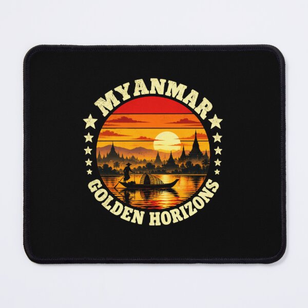 Item preview, Myanmar Golden Horizons Myanmar Travel Vacation Tourist designed and sold by SkeletonsDanger.