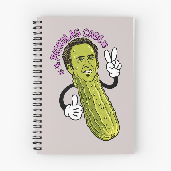 Item preview, Pickolas Cage Pickle Mascot Sticker designed and sold by lcnsdjstrtry.