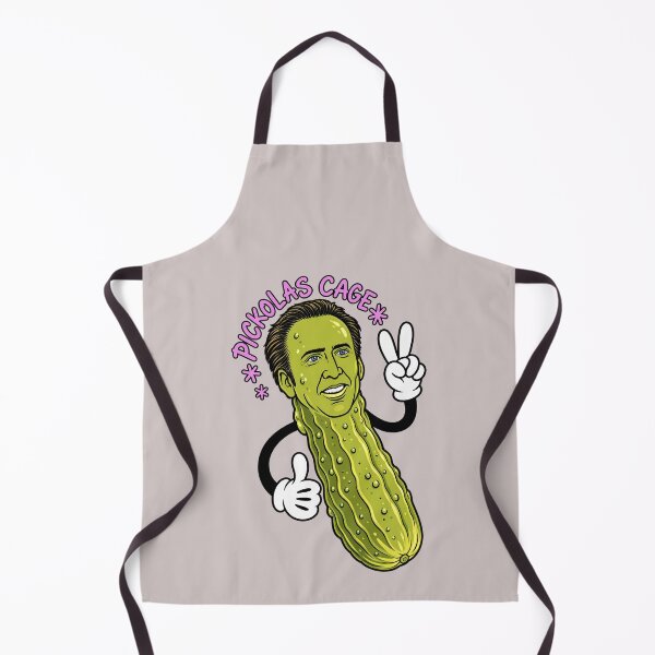 Item preview, Pickolas Cage Pickle Mascot Sticker designed and sold by lcnsdjstrtry.