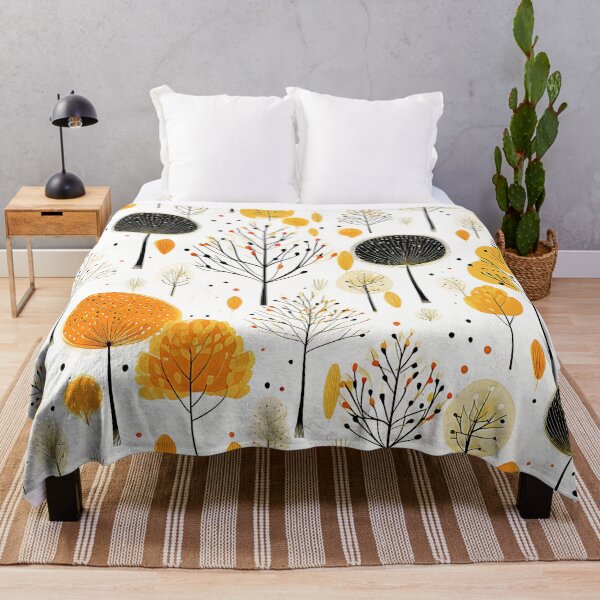 Item preview, Boho-Style Golden-Orange And Mustard Leaves Abstract designed and sold by DEC02.