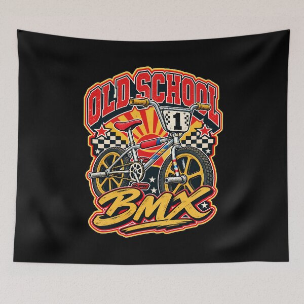 Item preview, Oldschool BMX Varsity Script Vintage Sticker Design designed and sold by Tong4130.