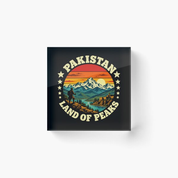 Item preview, Pakistan Land Of Peaks Mountaineer Traveler Adventure Heritage designed and sold by SkeletonsDanger.