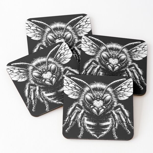 Item preview, Dark Art Bumble Bee Skull Insect Gothic Horror designed and sold by MORSPECTIVE.