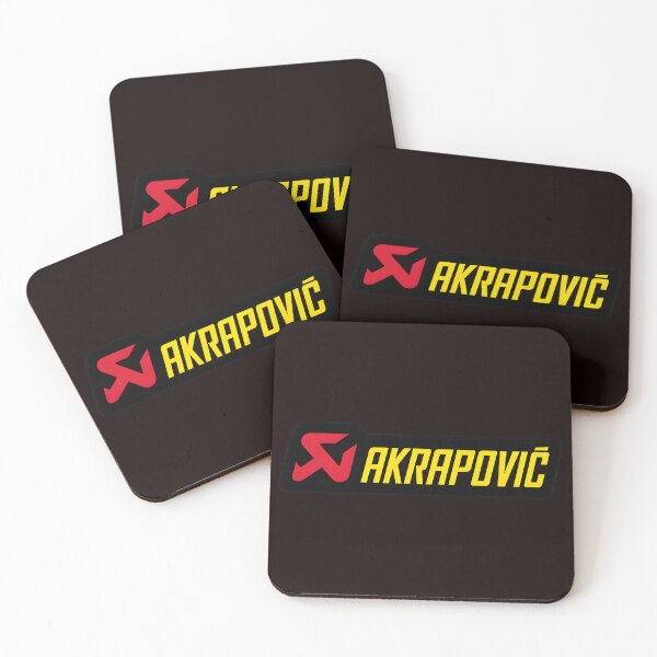 Item preview, Akrapovič Performance Logo Red Yellow Black designed and sold by NeonPhantoms.