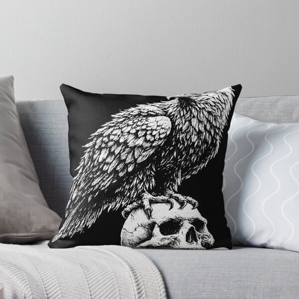 Item preview, Dark Art Eagle with Skull wild bird Tattoo designed and sold by MORSPECTIVE.