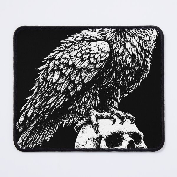 Item preview, Dark Art Eagle with Skull wild bird Tattoo designed and sold by MORSPECTIVE.