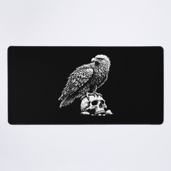 Item preview, Dark Art Eagle with Skull wild bird Tattoo designed and sold by MORSPECTIVE.