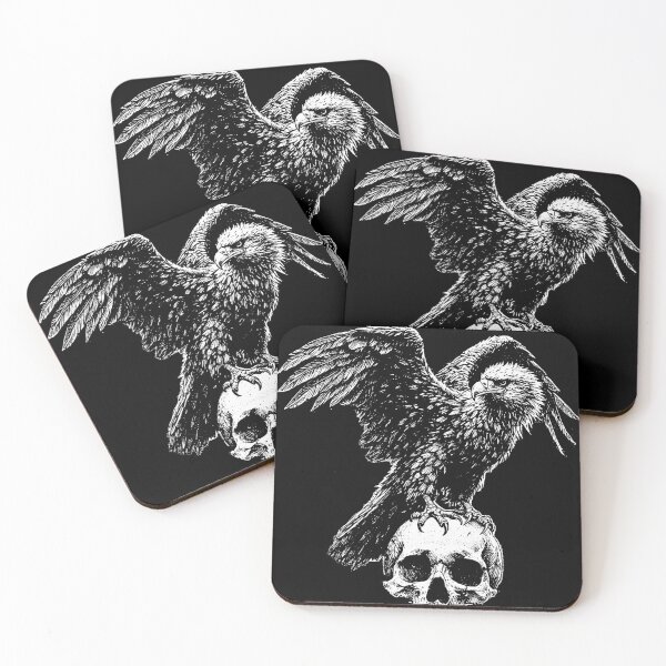 Item preview, Dark Art Eagle with Skull Wild Bird designed and sold by MORSPECTIVE.