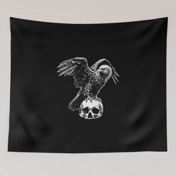 Item preview, Dark Art Eagle with Skull Wild Bird designed and sold by MORSPECTIVE.