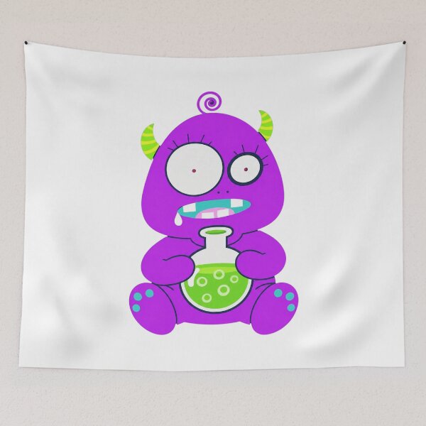 Item preview, Purple Monster Baby designed and sold by MaconAlicia.