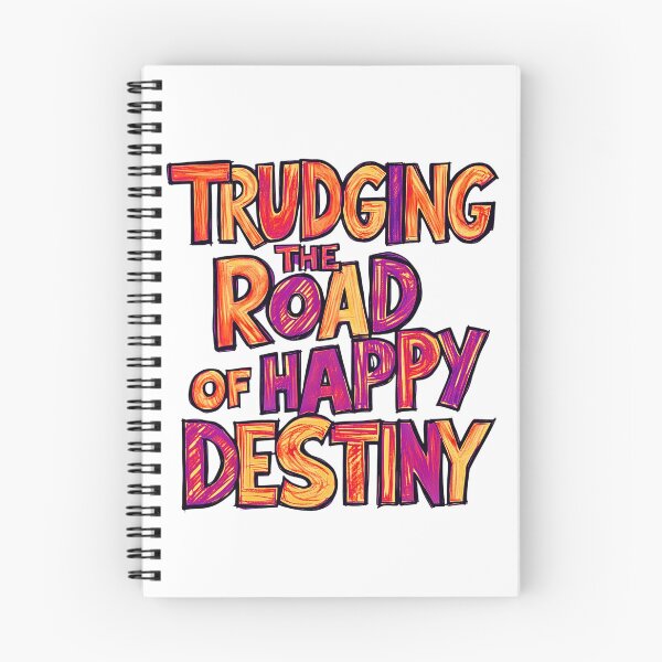 Item preview, TRUDGING THE ROAD OF HAPPY DESTINY ~ colorful design  designed and sold by OmStudioz .