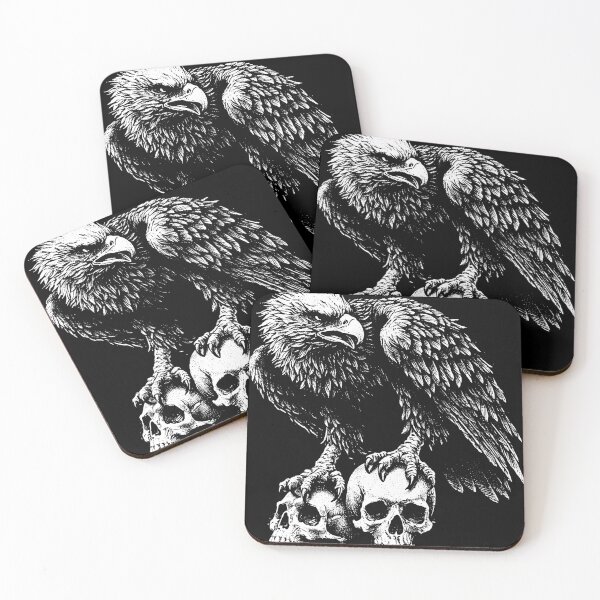 Item preview, Dark Art Eagle with Skull Wild Bird designed and sold by MORSPECTIVE.