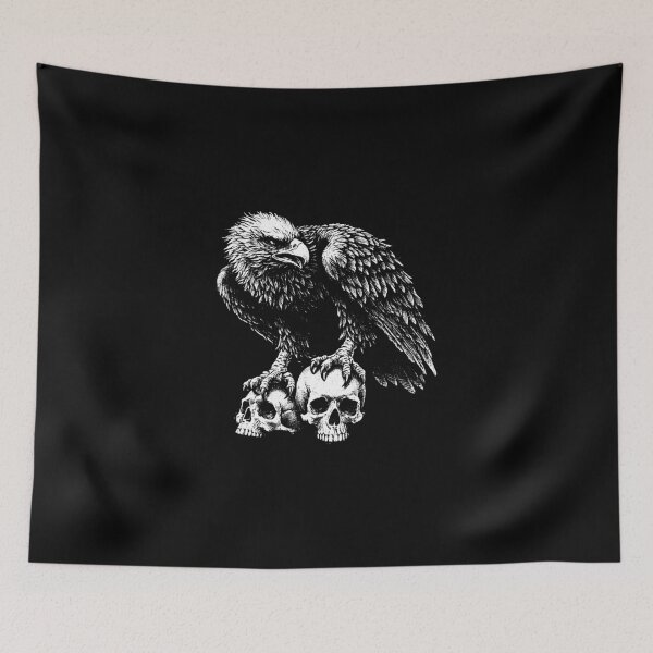 Item preview, Dark Art Eagle with Skull Wild Bird designed and sold by MORSPECTIVE.