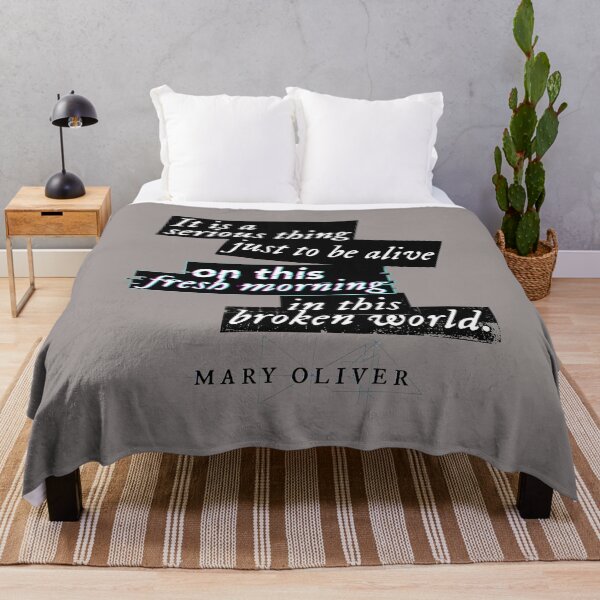 Item preview, Mary Oliver Quote On Being Alive Shirt-1 designed and sold by ThomasHausch.