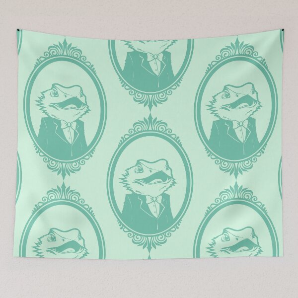 Item preview, Beardie in Aqua designed and sold by ArtByJaime1843.