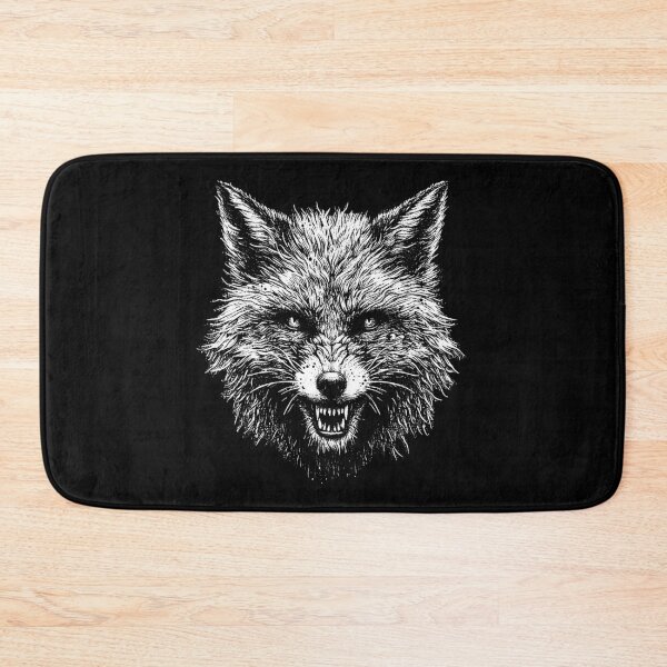 Item preview, Dark Art Fox Face Wildlife Scary Horror Tattoo designed and sold by MORSPECTIVE.