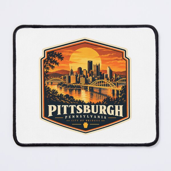 Item preview, Pittsburgh Pennsylvania City Of Bridges Travel Souvenir Hometown Pride designed and sold by NeedForParks.