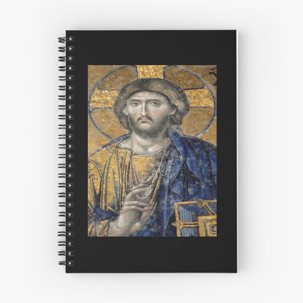 Item preview, Christ-Pantocrator-Mosiac-Iconic-Religious-Roman-Art designed and sold by simerstandusm.