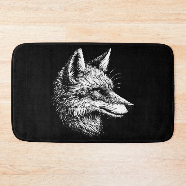 Item preview, Dark Art Fox Face Wildlife Scary Horror Tattoo designed and sold by MORSPECTIVE.