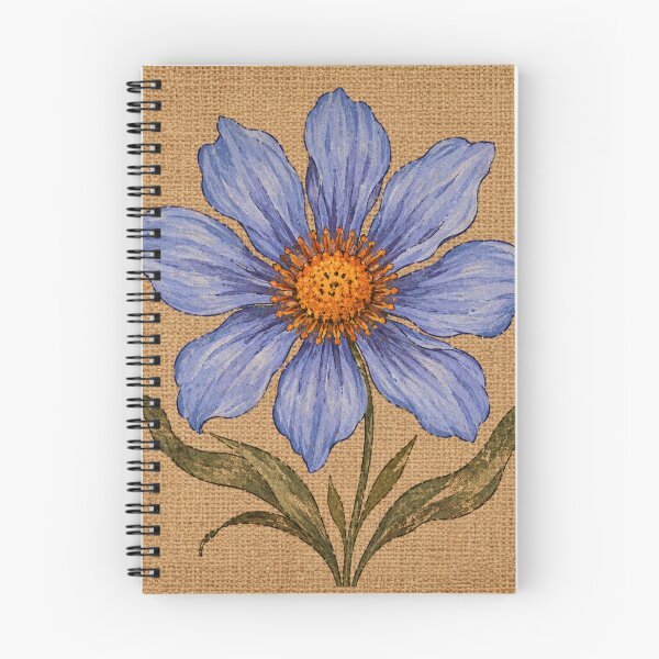Item preview, Boho Flower Soft Watercolor Burlap Look Background designed and sold by Artful Soul.
