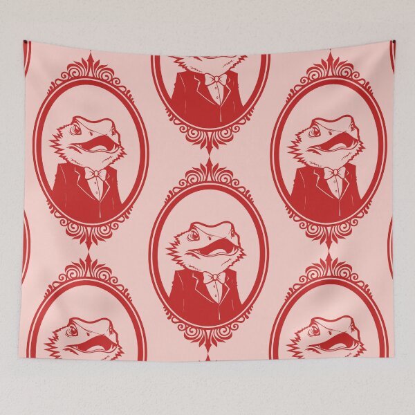 Item preview, Beardie in Red designed and sold by ArtByJaime1843.