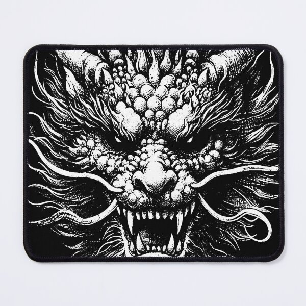Item preview, Dark Art Dragon Head Angry Face Mythical Beast Tattoo designed and sold by MORSPECTIVE.