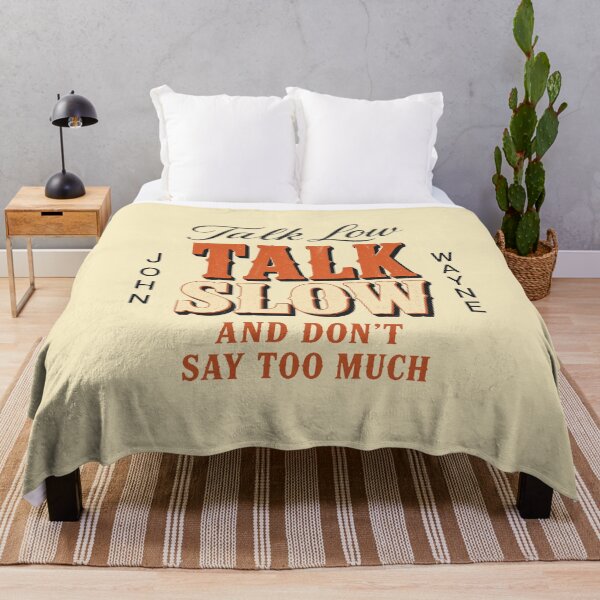 Item preview, Talk Low Talk Slow Vintage Western Cowboy Wisdom designed and sold by whitneyrichmo.