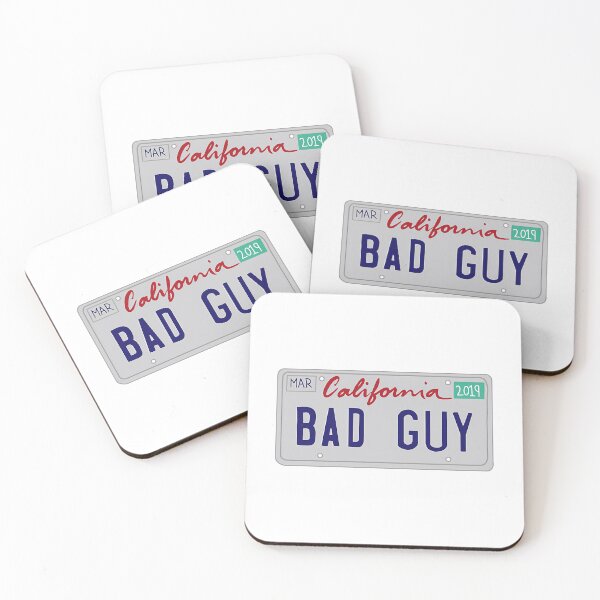 Item preview, Bad Guy Number Plate designed and sold by bogdavins.