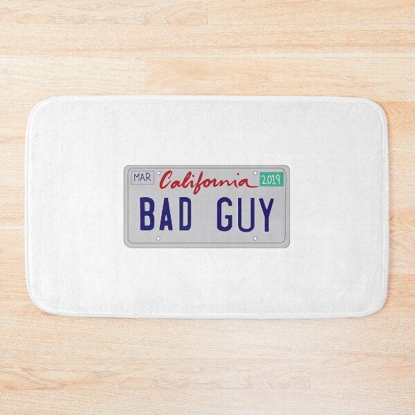 Item preview, Bad Guy Number Plate designed and sold by bogdavins.