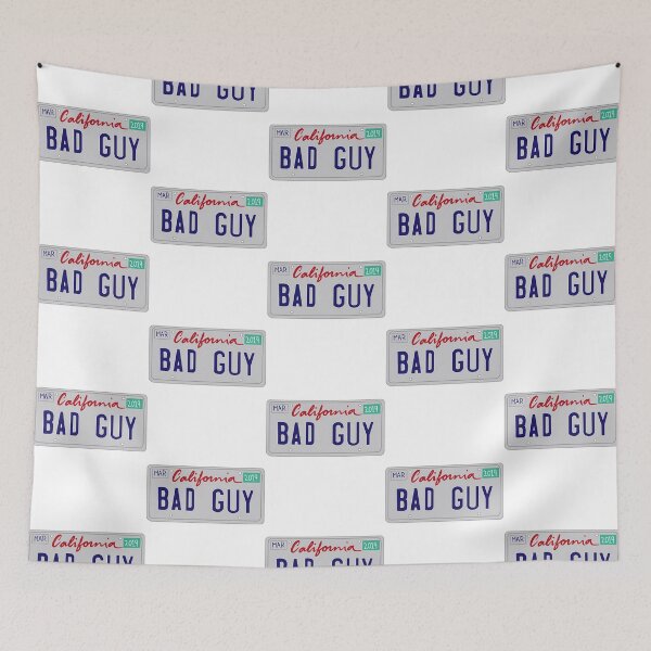 Item preview, Bad Guy Number Plate designed and sold by bogdavins.