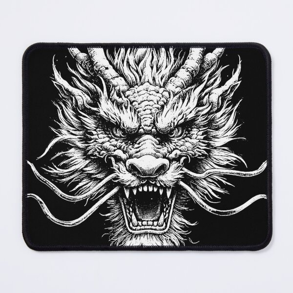 Item preview, Dark Art Dragon Head Angry Face Mythical Beast designed and sold by MORSPECTIVE.
