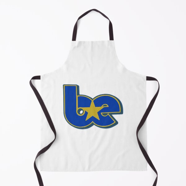 Item preview, Be Star Contrast Initials Outline Logo Yellow Blue Cerulean designed and sold by bogdavins.