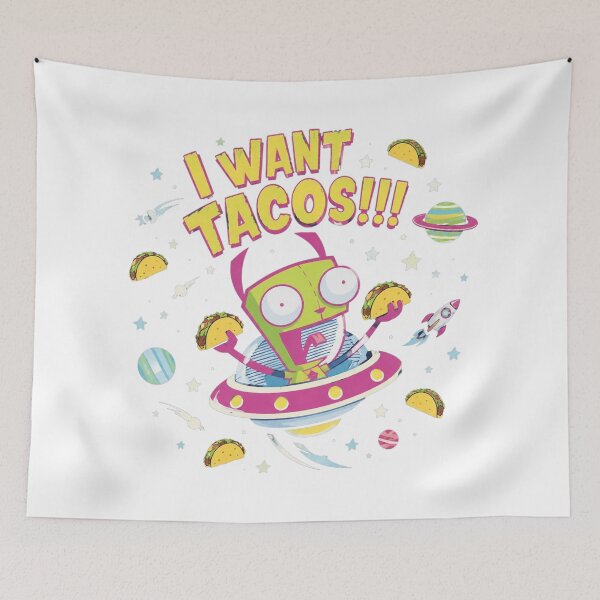 Item preview, I Want Tacos Alien designed and sold by MaconAlicia.