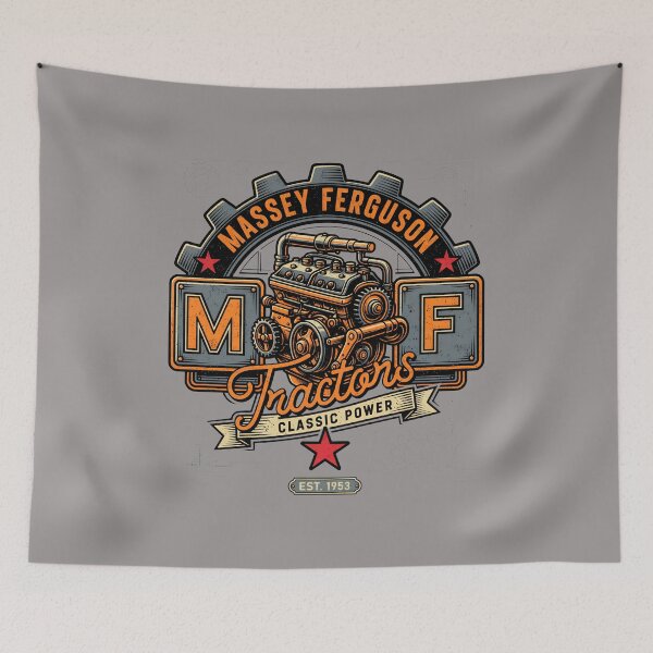 Item preview, Massey Ferguson Vintage Tractor Retro MF Farms-43 designed and sold by CarstenMahler.