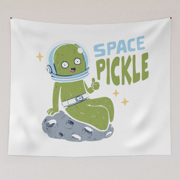 Item preview, Space Pickle Astronaut designed and sold by MaconAlicia.