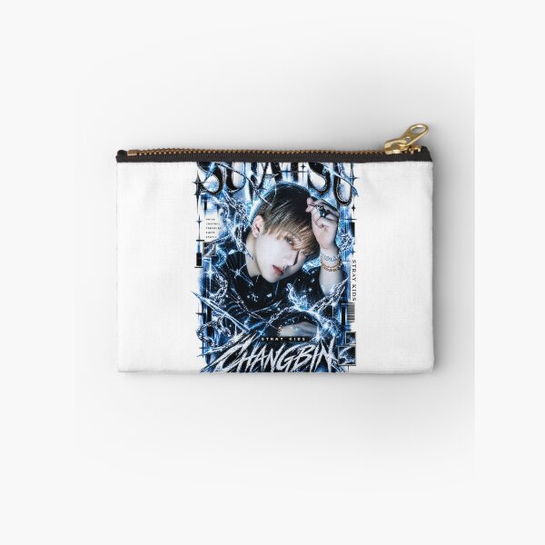 Item preview, Changbin Stray Kids Suiatsu Cyber Gothic Blue Warrior Fan Art designed and sold by Valeree Store.