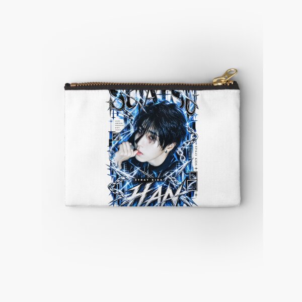 Item preview, Han Jisung Stray Kids Suiatsu Cyber Gothic Blue Fan Art Poster designed and sold by Valeree Store.