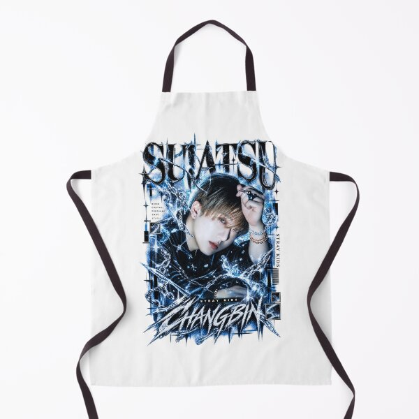 Item preview, Changbin Stray Kids Suiatsu Cyber Gothic Blue Warrior Fan Art designed and sold by Valeree Store.