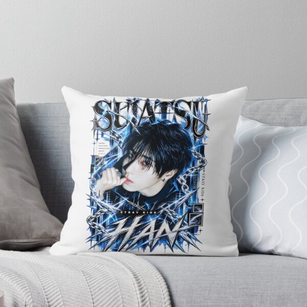 Item preview, Han Jisung Stray Kids Suiatsu Cyber Gothic Blue Fan Art Poster designed and sold by Valeree Store.