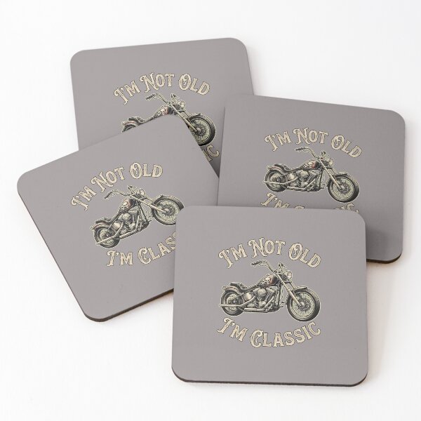 Item preview, I'm Not Old I'm Classic Motorcycle Biker-81 designed and sold by SaschaWeniger.