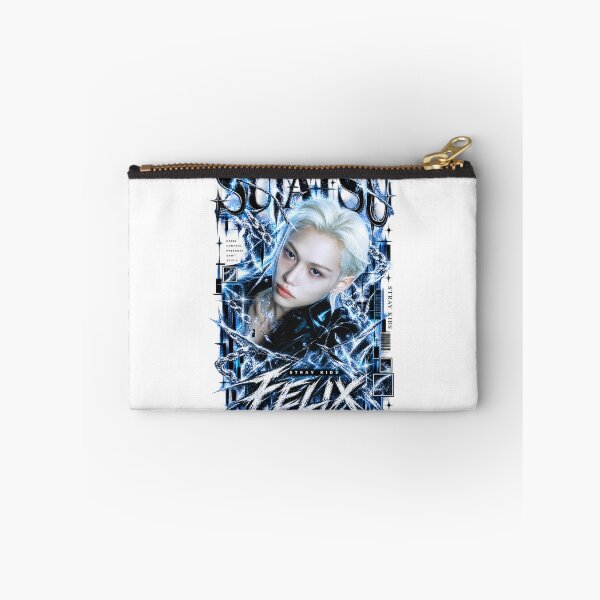 Item preview, Felix Stray Kids Suiatsu Cyber Gothic Ice Blue Fan Art designed and sold by Valeree Store.