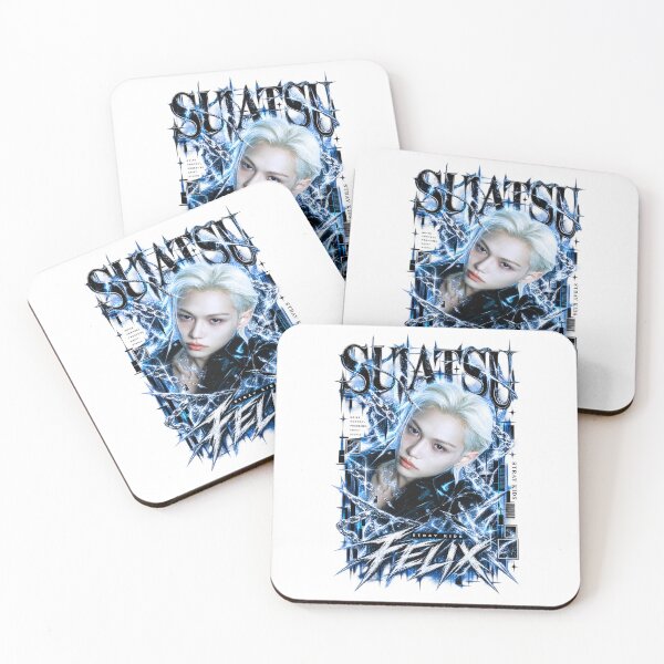 Item preview, Felix Stray Kids Suiatsu Cyber Gothic Ice Blue Fan Art designed and sold by Valeree Store.