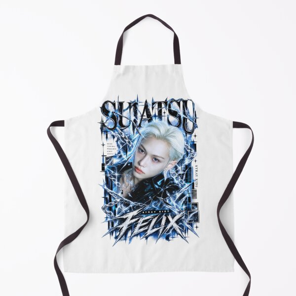 Item preview, Felix Stray Kids Suiatsu Cyber Gothic Ice Blue Fan Art designed and sold by Valeree Store.